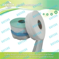 Bande latérale magique pour le tissu non-tissé matériel de Spunlace de couche-culotte de bébé et d'adulte